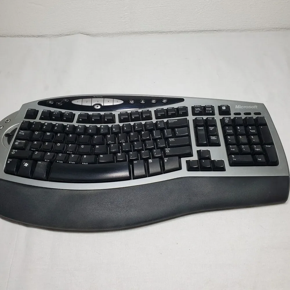 Microsoft Wireless Comfort Keyboard 4000 Model 1045 Ergonomic KEYBOARD ONLY